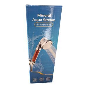 Mineral Aqua Stream Filtered Shower Head Trineverse Ionic 3-Mode High Pressure